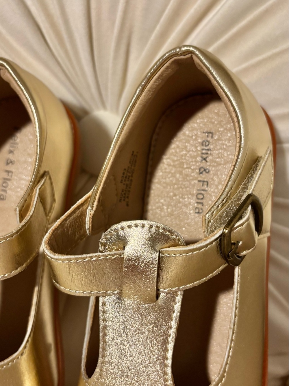 Felix & Flora Gold Metallic Mary Jane
Shoes | Size 13 | NWOT - Picture 8 of 10